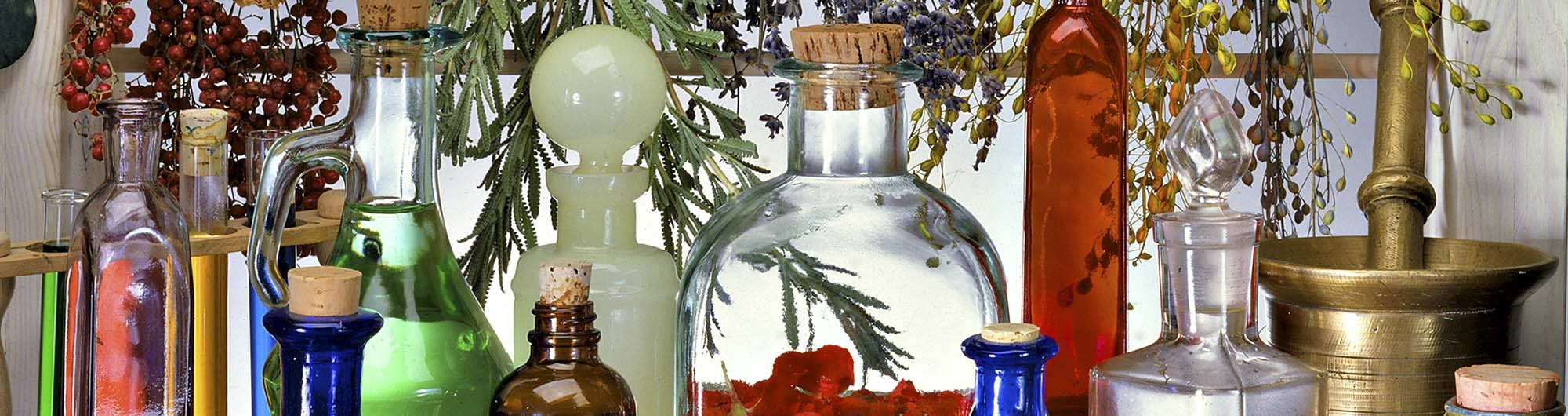 Display of Fragrance Oils