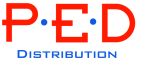 Logo, P.E.D. Distribution - Furniture Repair